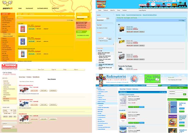 Figure 1.1.1: Example of Live Websites