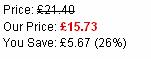Figure 1.4.5: The Price layout