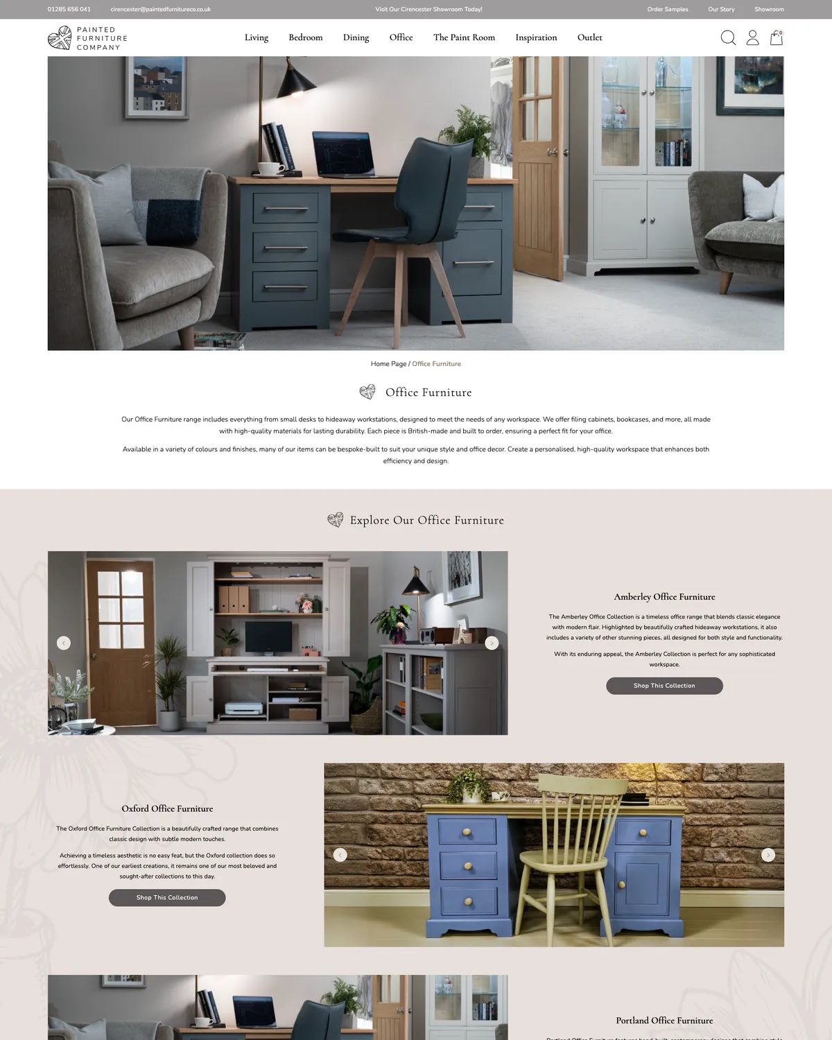 Painted Furniture Co website product details